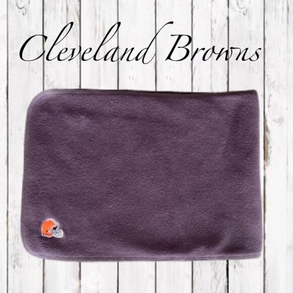 Vintage Cleveland Browns Fleece Scarf Embroidered Logo Brown Unisex 45”x 9.5” - Picture 11 of 11